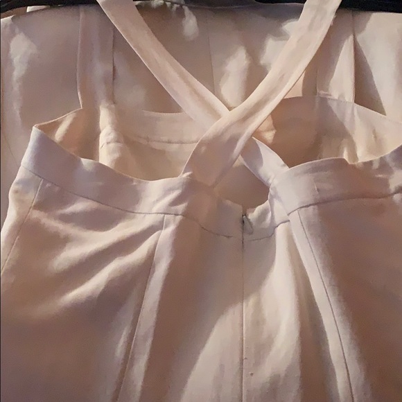 Episode Women’s 2 Silk Linen Cream Strapped Dress - Picture 2 of 3